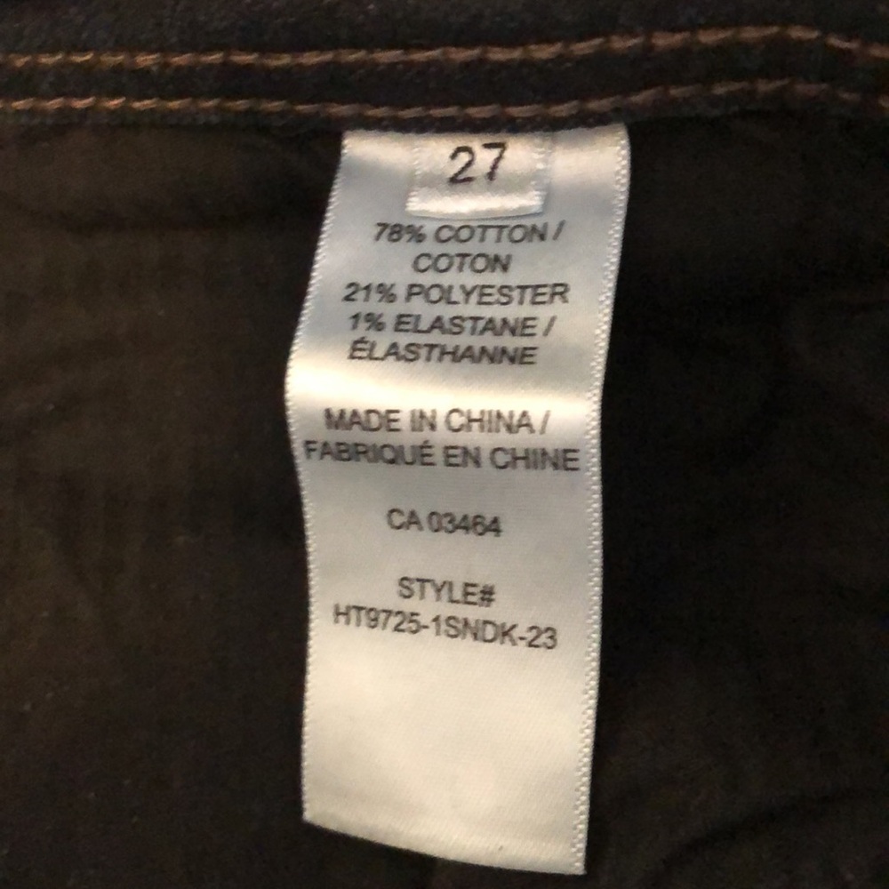 NWT REVOLUTION ASHLEY CAPRI 27x23 ULTRA SOFT STRAIGHT THRU HIP & WAIST #084 - Picture 8 of 10